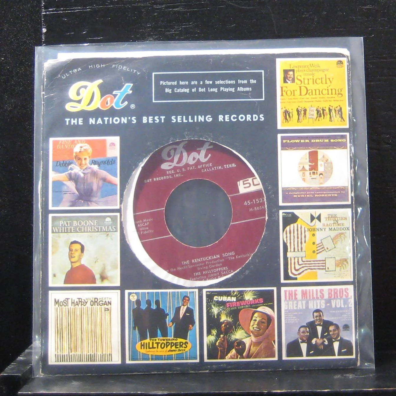 The Hilltoppers - The Kentuckian Song 7" VG+ 45-15375 Vinyl 45