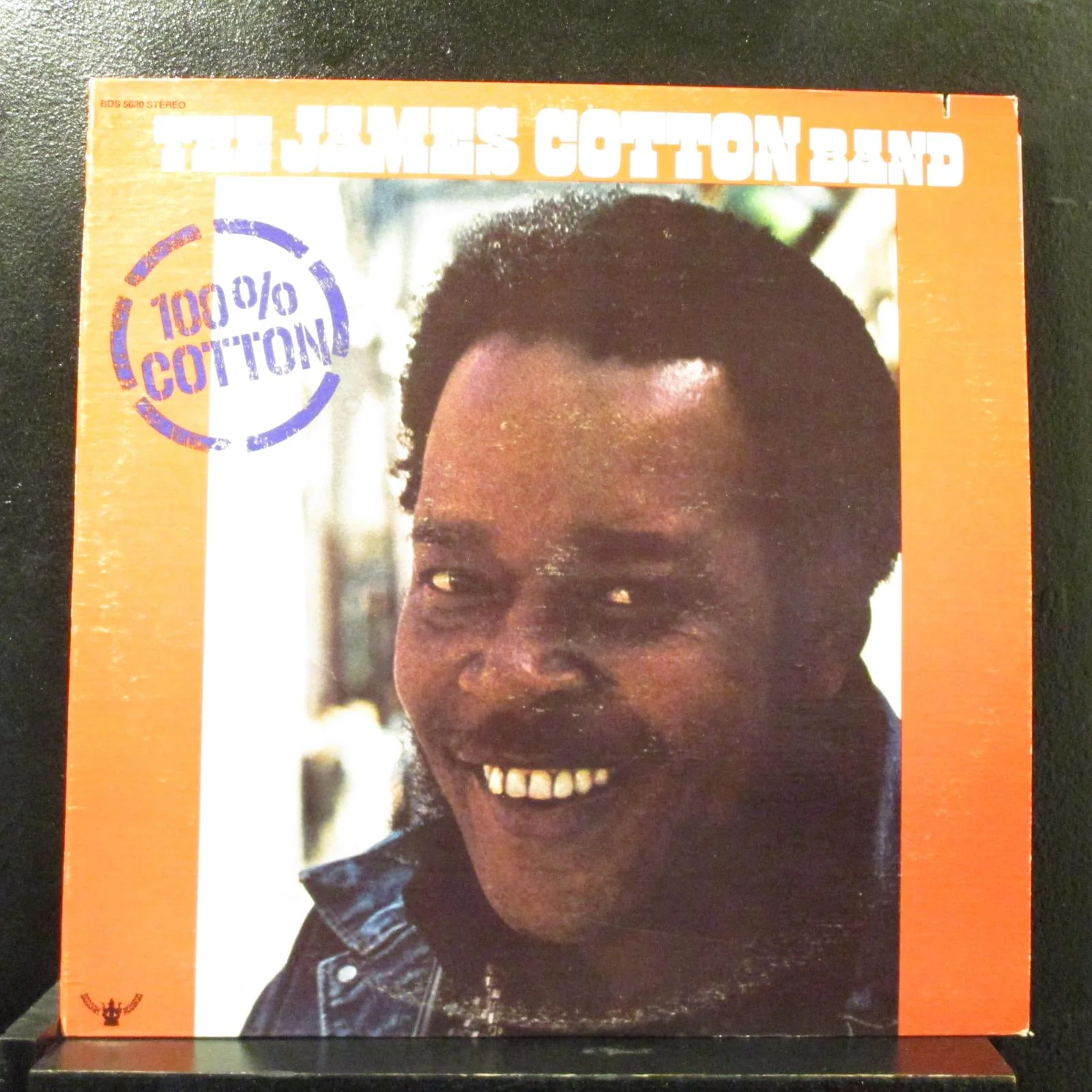 The James Cotton Band - 100% Cotton LP Mint- BDS 5620 USA 1974 Vinyl Record