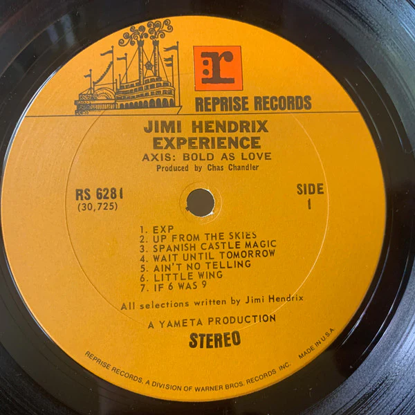 The Jimi Hendrix Experience - Axis: Bold As Love (1967) - VG- (low grade) LP Record 1970 Reprise USA Vinyl - Psychedelic Rock / Blues Rock - Image 3