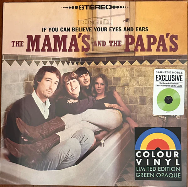 The Mama's And The Papa's - If You Can Believe Your Eyes And Ears (1966) - New LP Record 2025 Geffen Barnes & Noble Green Vinyl & Withdrawn Toilet Cover - Pop Rock / Soft Rock