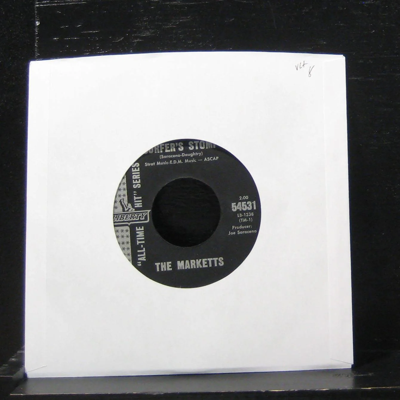 The Marketts - Balboa Blue / Surfer's Stomp 7" VG+ 54531 Vinyl 45 Librrty