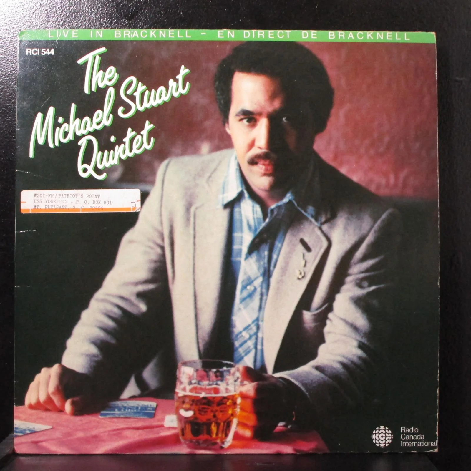 The Michael Stuart Quintet - Live In Bracknell Mint- LP RCI 544 Canada 1983
