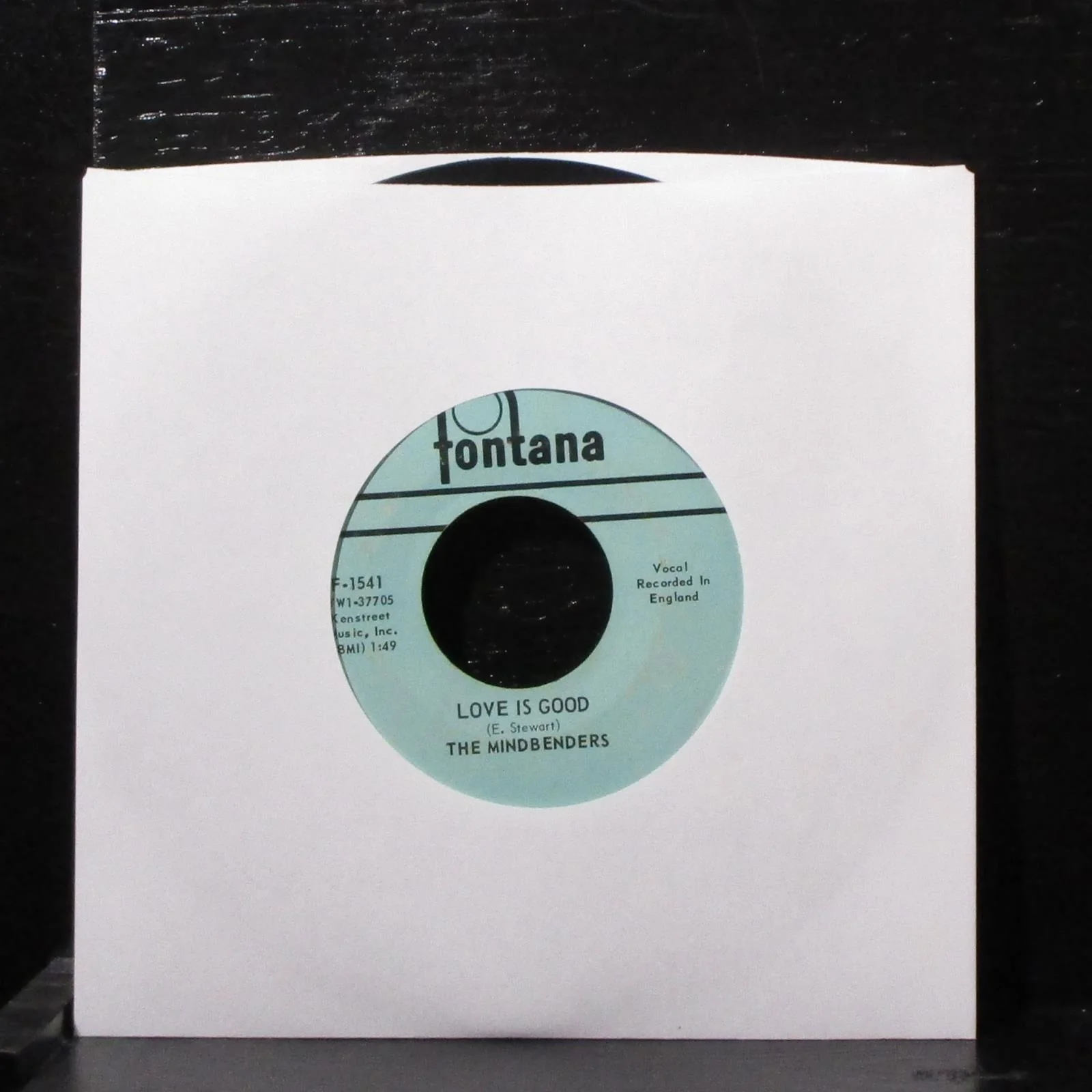 The Mindbenders - A Groovy Kind Of Love 7" VG+ Vinyl 45 Fontana F-1541 USA 1966 - Image 2
