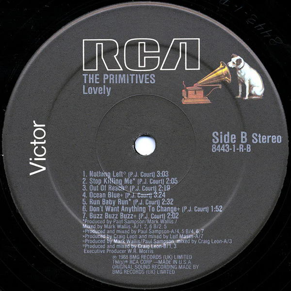 The Primitives - Lovely - VG+ LP Record 1988 RCA USA Vinyl - Indie Rock / Jangle Pop - Image 3
