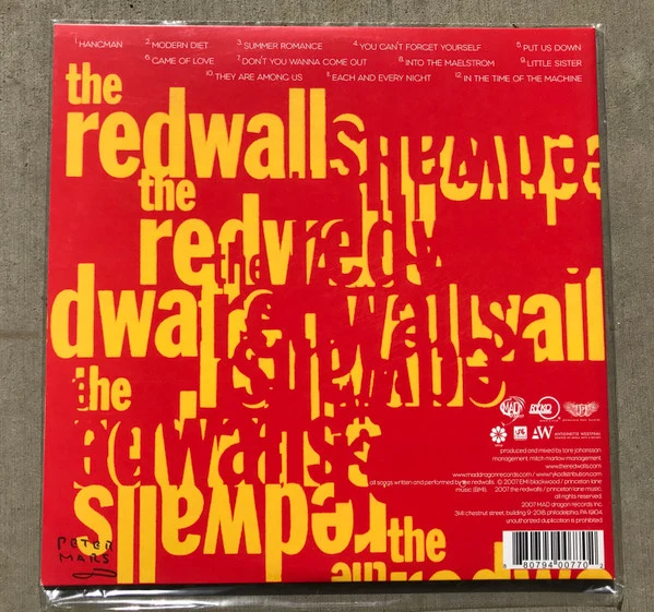 The Redwalls - The Redwalls - LP Record 2007 Mad Dragon Red Vinyl & 24" Poster - Garage Rock / Alternative Rock / Indie Rock - Image 2