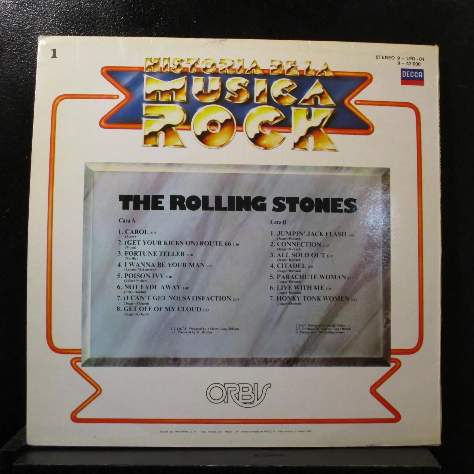 The Rolling Stones - The Rolling Stones LP Mint- M.37243-1981 Spain 1981 Record - Image 2