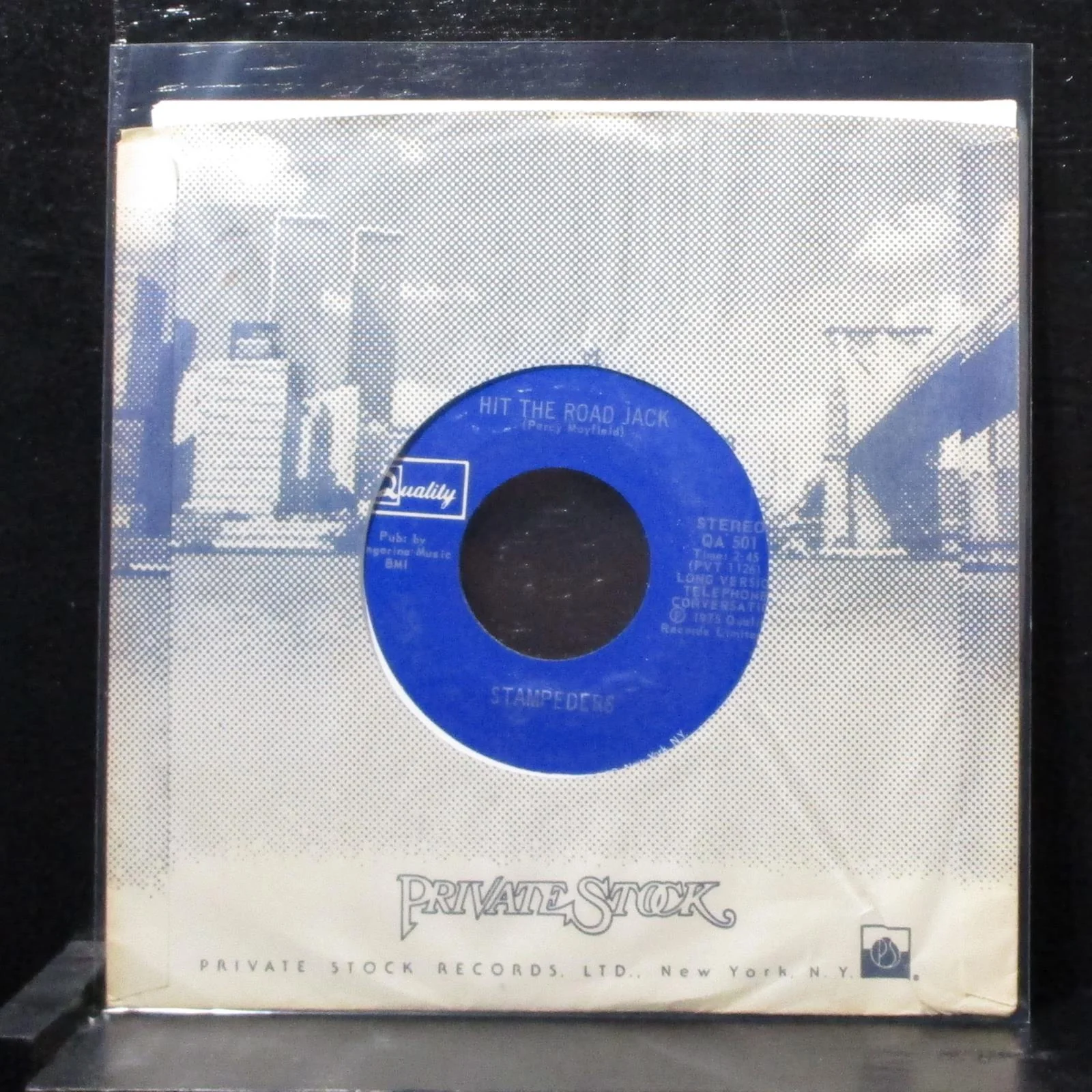 The Stampeders - Hit The Road Jack 7" Mint- Vinyl 45 QA 501 USA 1975