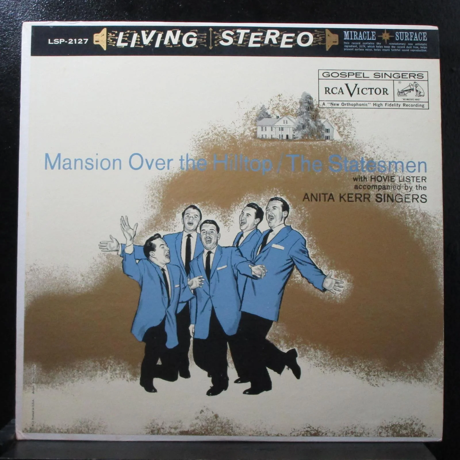 The Statesmen - Mansion Over The Hilltop VG+ Stereo LP RCA Victor LSP-2127 USA