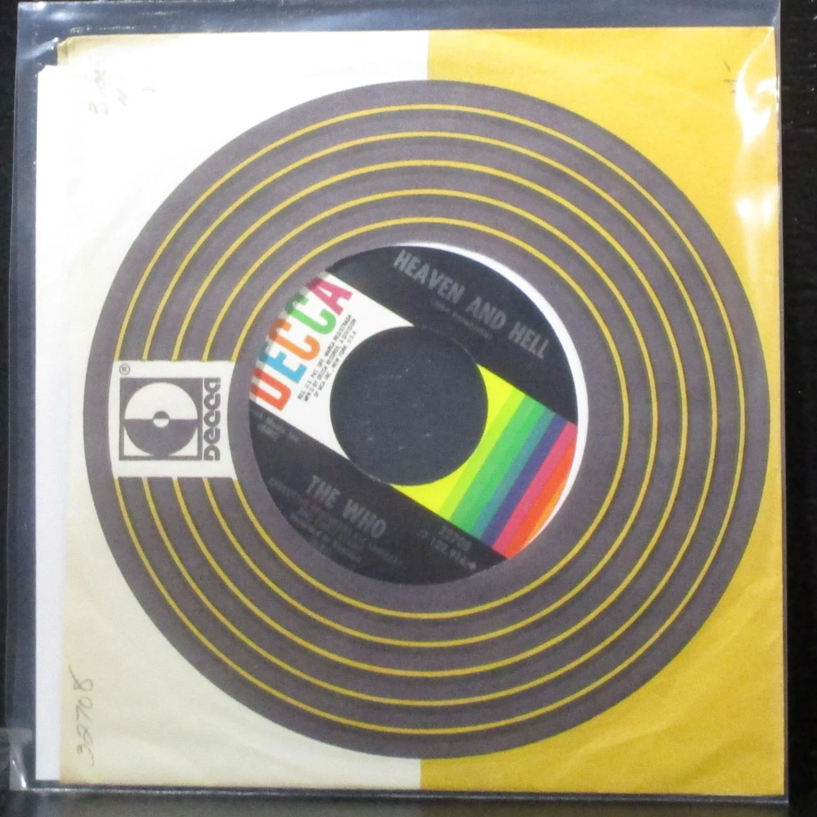 The Who - Summertime Blues / Heaven And Hell 7" VG+ Vinyl 45 Decca 32708 USA - Image 2