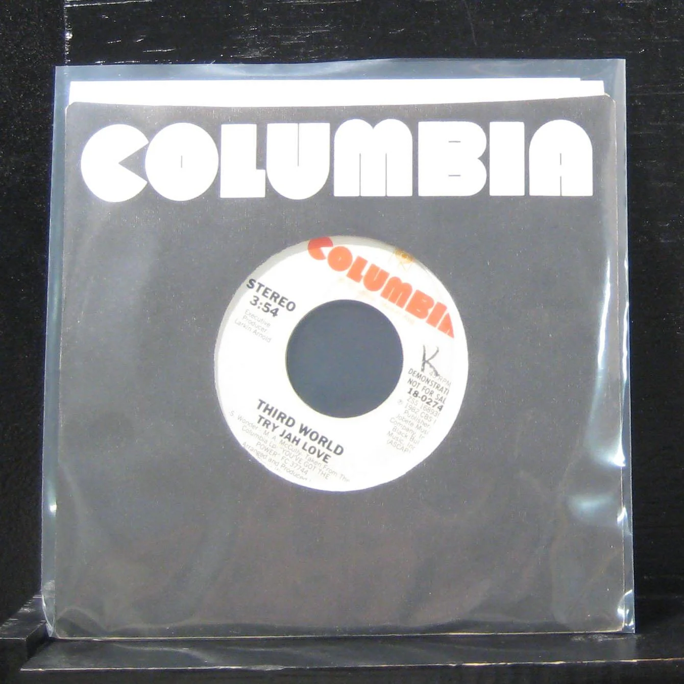 Third World - Try Jah Love / Try Jah Love 7" VG+ 18-02744 Vinyl 45 Promo - Image 2