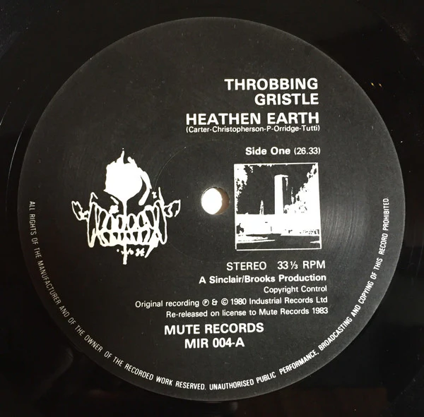 Throbbing Gristle - Heathen Earth (1980) - Mint- LP Record 1983 Mute UK Vinyl - Electronic / Industrial / Experimental - Image 3