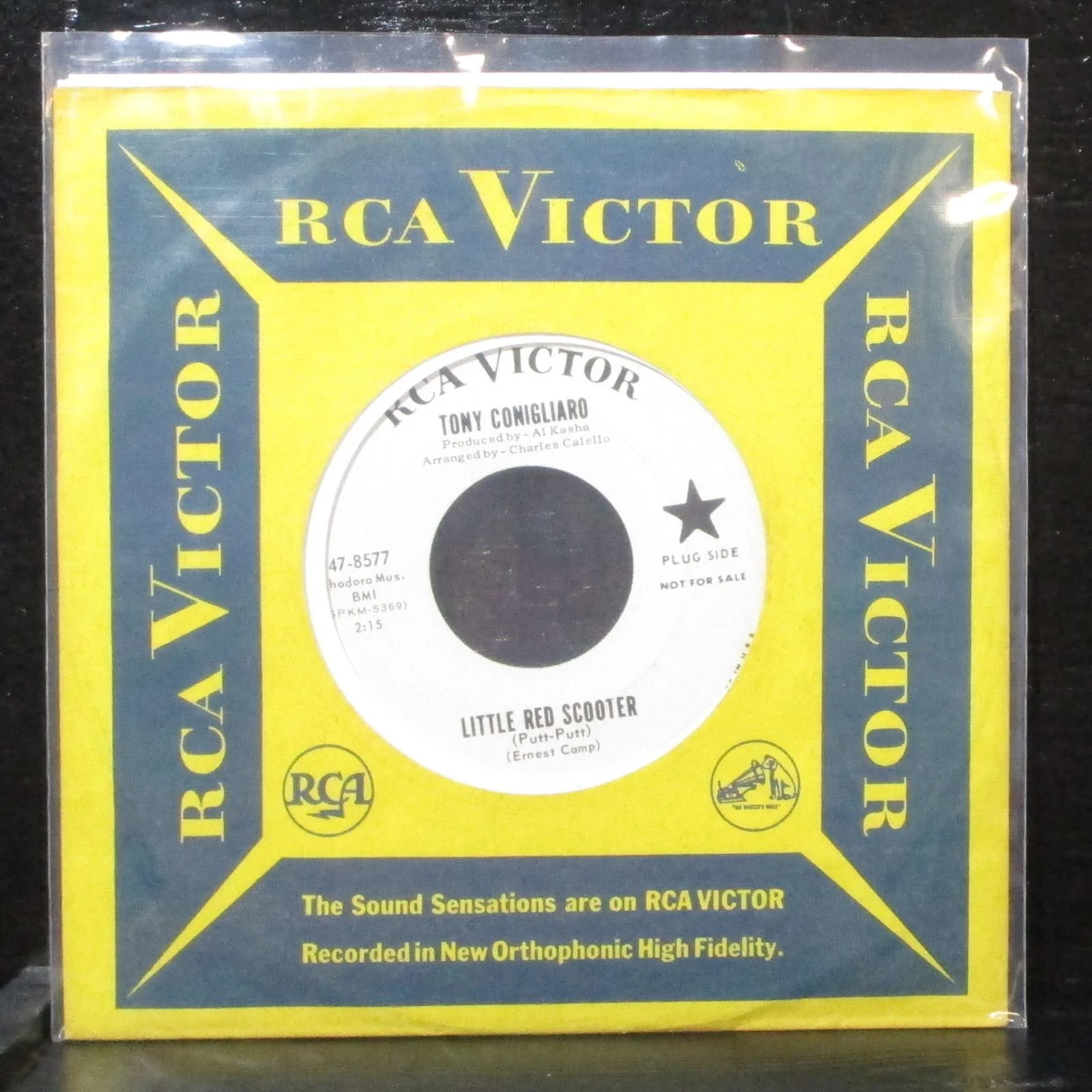 Tony Conigliaro - Little Red Scooter / I Can't Get Over You 7" Mint- RCA 47-8577