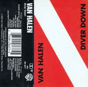 Van Halen - Diver Down - VG+ Cassette 1982 Warner Tape - Hard Rock