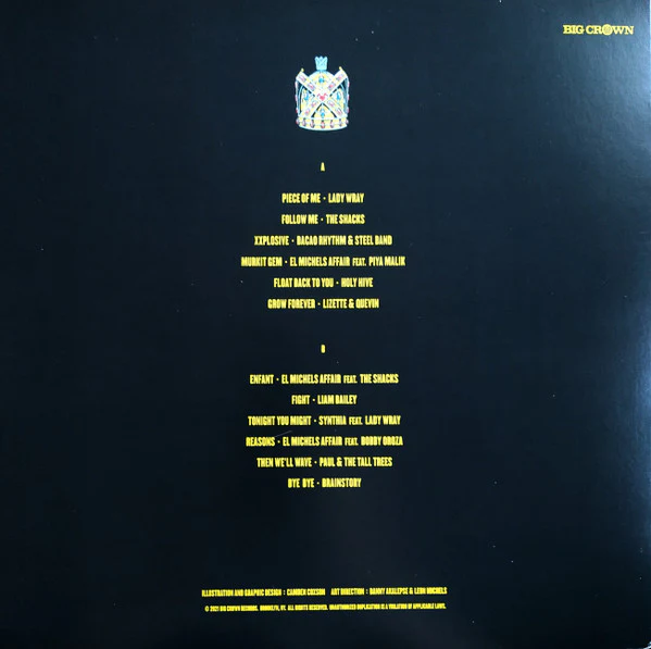 Various Artists - Crown Jewels Vol. 2 - Mint- LP Record 2022 Big Crown BCR Exclusive Golden Haze Vinyl & Sticker Sheet Choose Your Own Adventure Cover - Funk  / Soul / Rock / R&B - Image 2