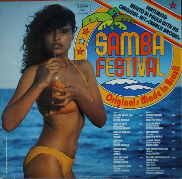 Various - Samba Festival (Originals Made In Brazil) - VG+ LP Record 1976 Telefunken Germany Vinyl - Latin / Samba / MPB - Image 2