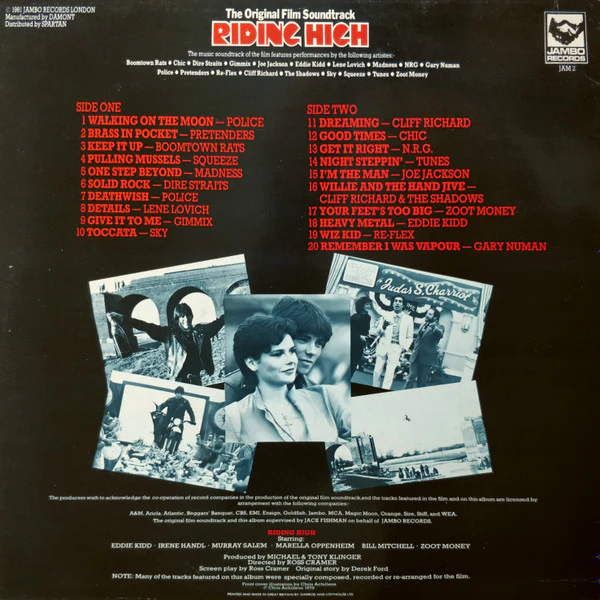 Various - Riding High (The Original Film Soundtrack) - Mint- LP Record 1981 Jambo Arrival Netherlands - Image 2