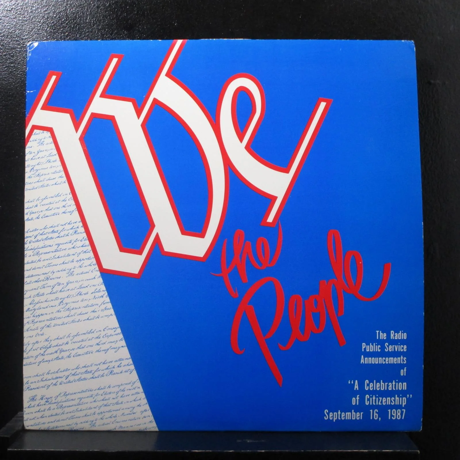 Various - We The People - Public Service Announcements LP Mint- SG-1 Vinyl Promo