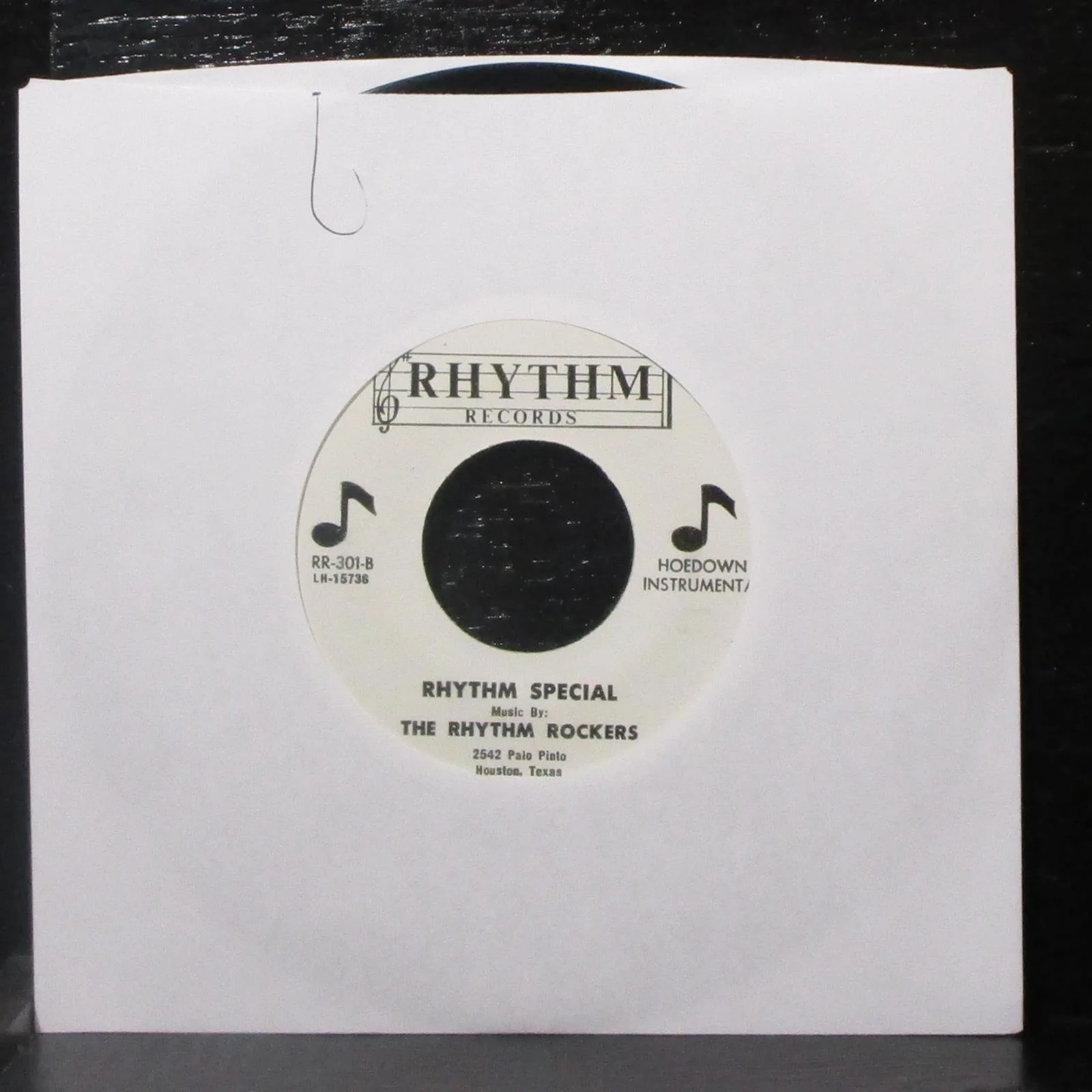 Wade Driver & Rhythm Rockers - Rhythm Special 7" VG+ Vinyl 45 RR-301 USA - Image 2