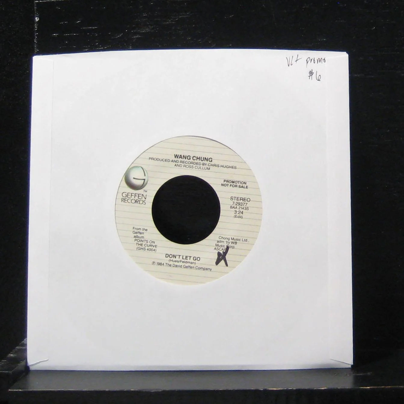 Wang Chung - Don't Let Go / There Is A Nation 7" VG+ 7-29377 Vinyl 45 Promo