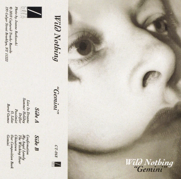 Wild Nothing - Gemini - New Cassette 2010 Captured Tracks Tape - Indie Rock