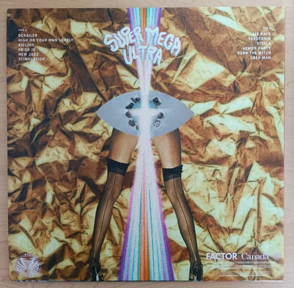Wine Lips - Super Mega Ultra - New LP Record 2024 Reverberation Appreciation Levitation Splatter Vinyl - Garage Rock - Image 2