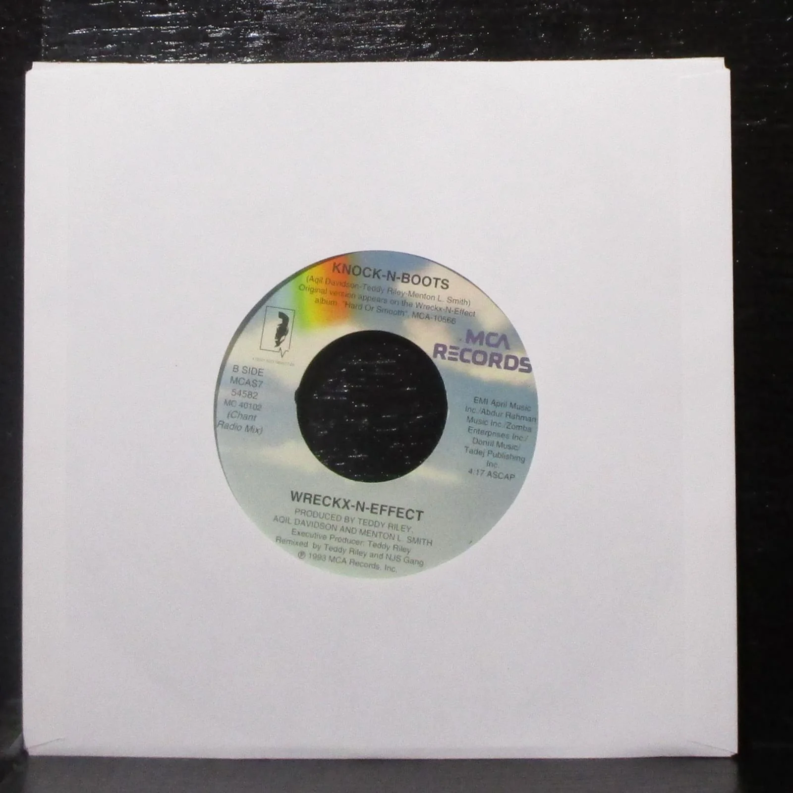 Wreckx-N-Effect - Knock-N-Boots 7" Mint- Vinyl 45 MCAS7 54582 USA 1993 - Image 2